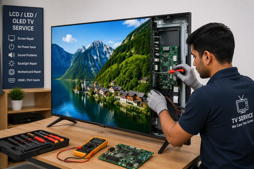 LCD LED OLED TV repair service in Kochi